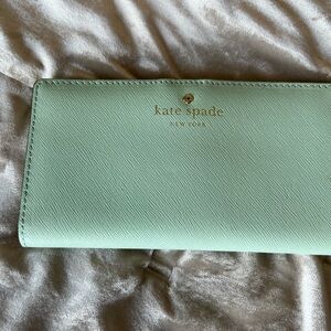 Kate Spade Light Green Clutch